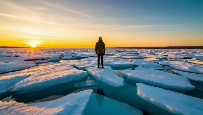 Bílá past Baltu: 300 000 km² ledu mění Evropu