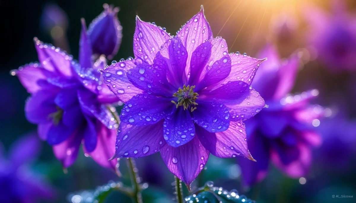 Modravé květy Akelei: 4 trvalky, které se v Česku množí samy