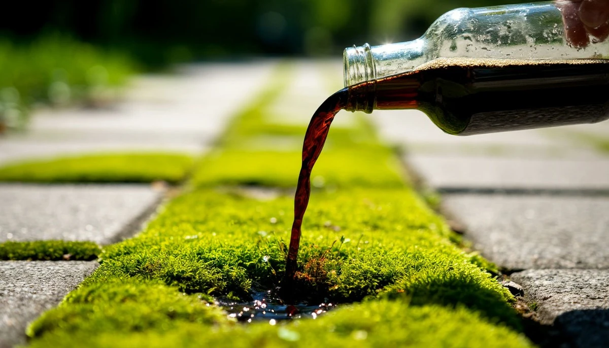 Proč zkušení chalupáři lijí láhev koly do spár v chodníku