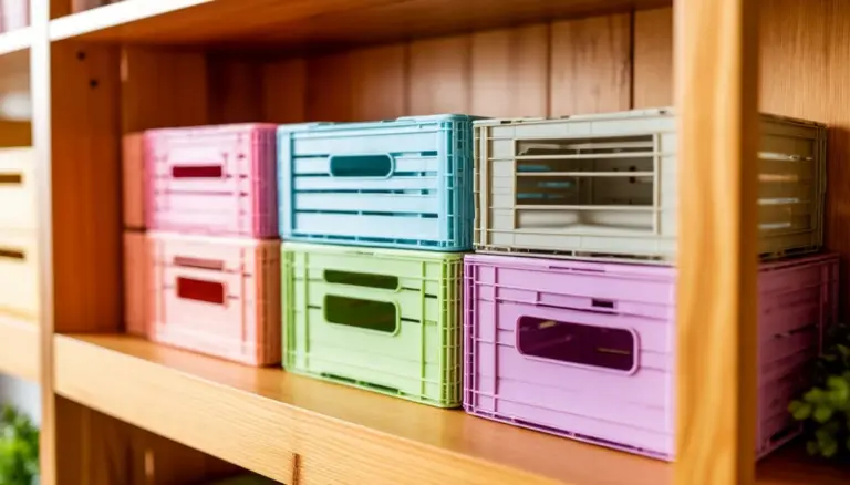 Proč zkušení designéři dávají skládací přepravky na nejviditelnější místa v bytě