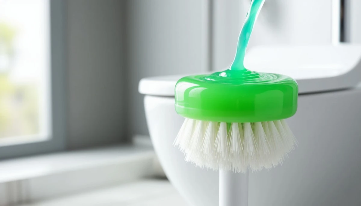 Proč zkušení instalatéři dávají obyčejný saponát na nádobí do držáku od WC štětky