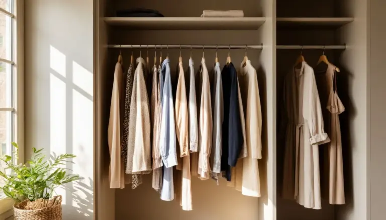 Proč zkušení minimalisté nechávají v šatníku jednu tyč prázdnou