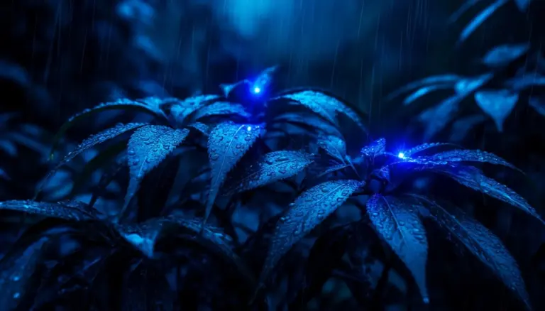 Proč vrcholky stromů během bouřky modře světélkují