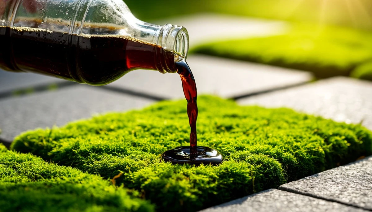 Proč zkušení čeští chalupáři lijí obyčejnou colu do spár s mechem