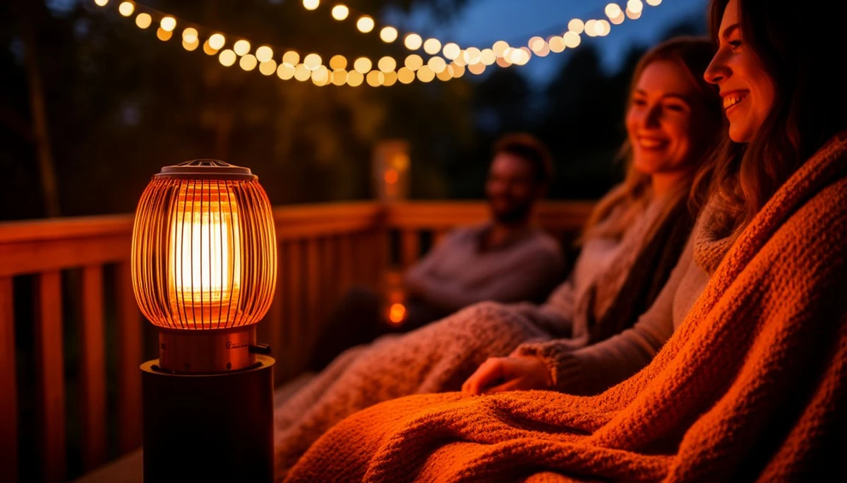 Proč zkušení chataři montují terasové zářiče v noci