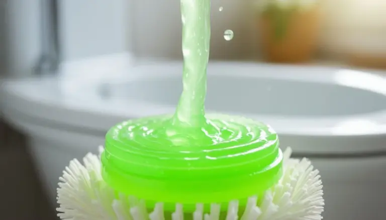 Proč zkušení instalatéři dávají obyčejný saponát na nádobí do držáku od WC štětky