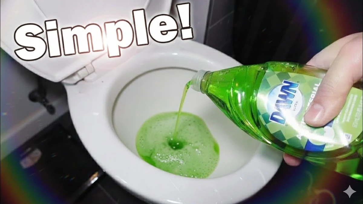 Proč zkušení instalatéři lijí běžný prostředek na nádobí do toalety - image 1