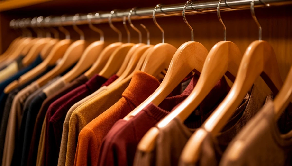 Proč zkušení minimalisté mění dřevěná ramínka za úzký samet