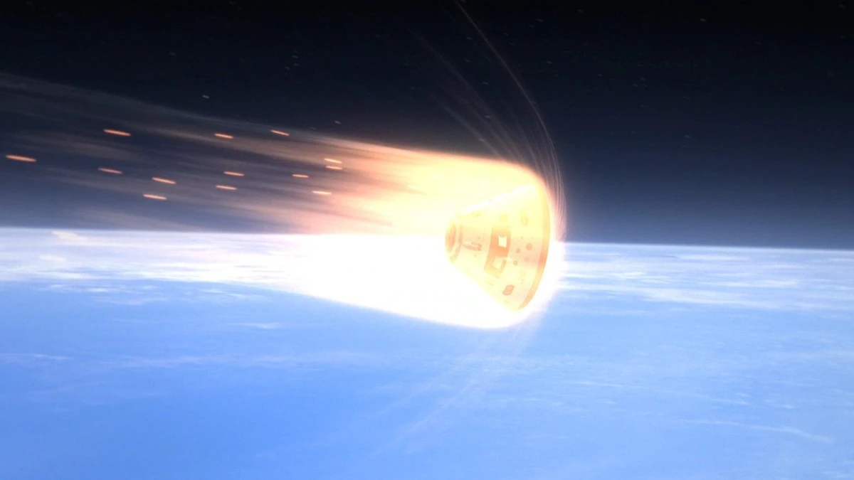 Proč se kabina Orion při návratu z Měsíce musí v atmosféře doslova „rozžhavit do ruda“