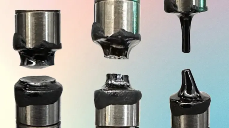 Proč se kapalina může rozlomit jako sklo