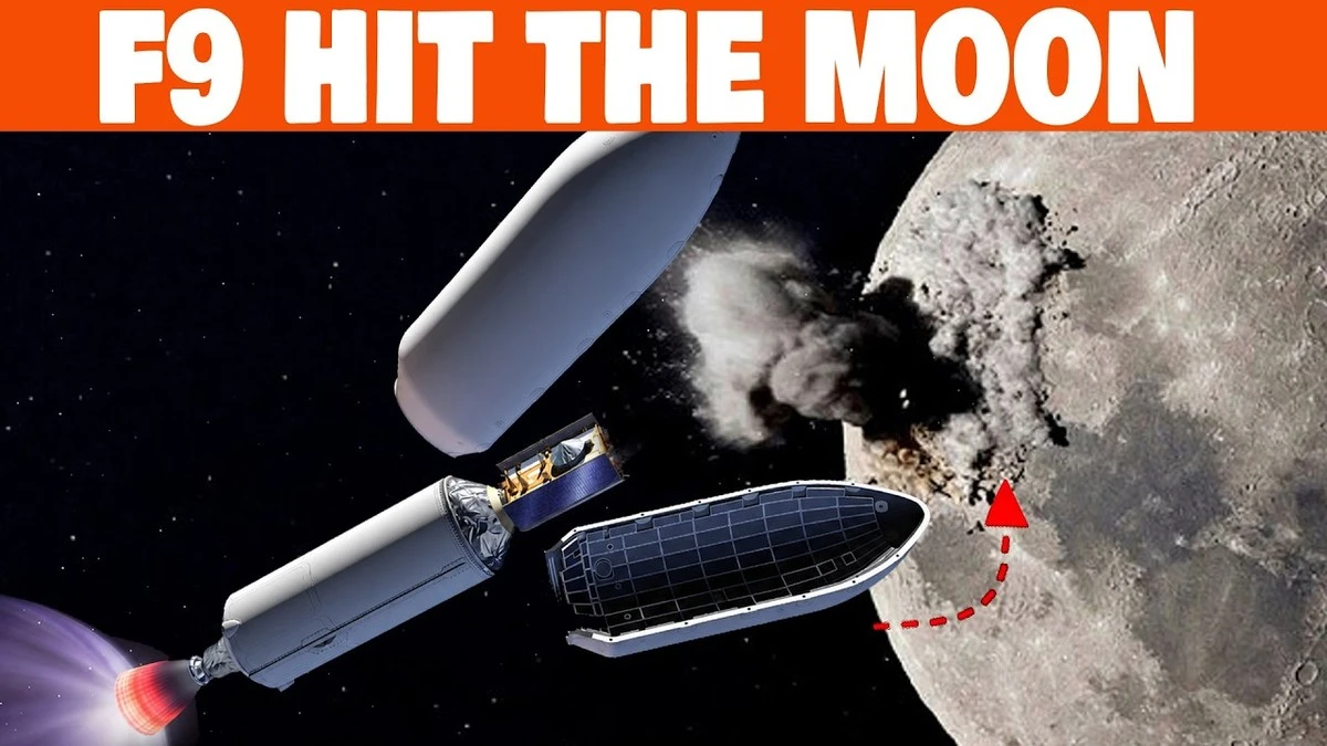 Proč horní stupeň rakety Falcon 9 brzy vytvoří na Měsíci nový kráter - image 1