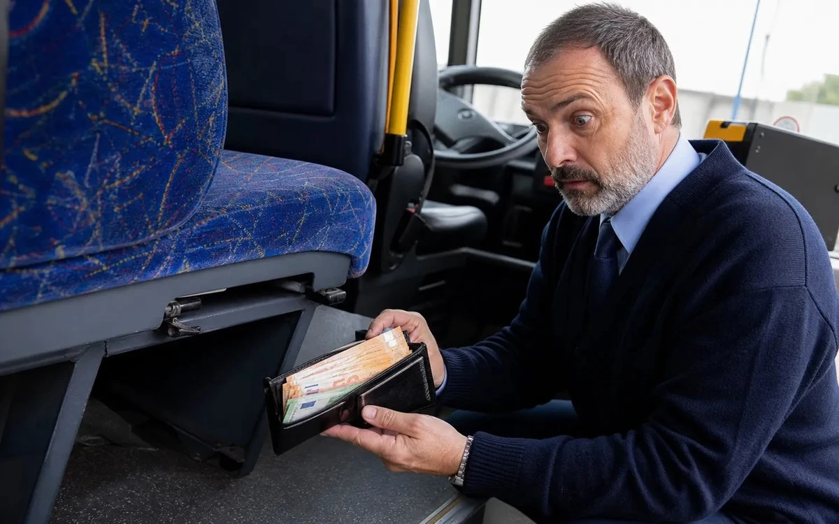 Proč řidič autobusu vrátil peněženku s 8 000 eury i přes vlastní dluhy