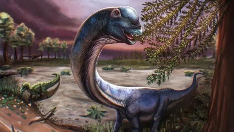 Proč vědci v Thajsku pojmenovali nového dinosaura po mytickém hadovi