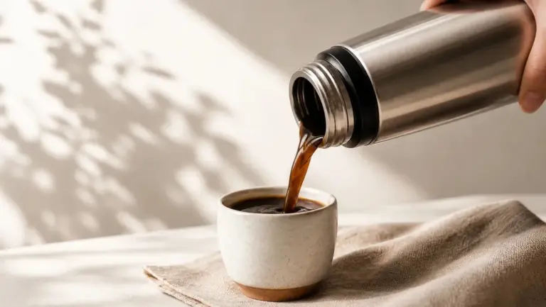 Proč zkušení baristé nikdy nelouhují kávu přímo v termosce