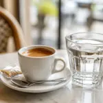 Proč zkušení baristé pijí vodu vždy před prvním douškem kávy