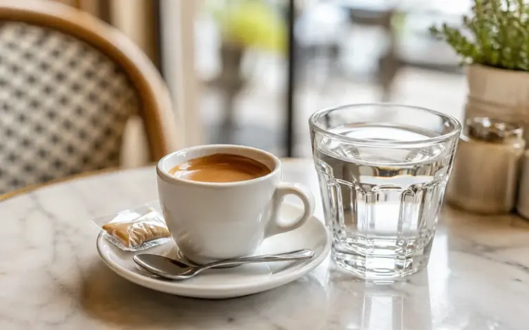 Proč zkušení baristé pijí vodu vždy před prvním douškem kávy