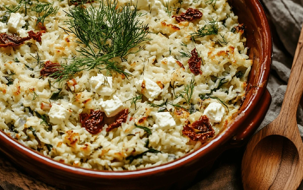 Proč zkušení kuchaři přidávají fetu do rýže až těsně před pečením - image 1