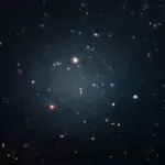 Proč se v hlubokém vesmíru objevila třetí galaxie bez temné hmoty