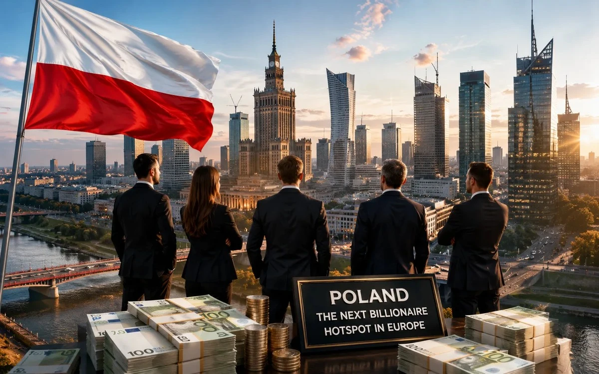 Proč se z Polska stává magnet na miliardáře a v tempu růstu boháčů drtí zbytek Evropy