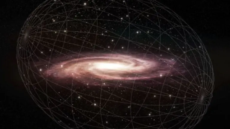 Proč se naše galaxie převrátila na bok: Za všechno může srážka s „Vesmírným párkem“